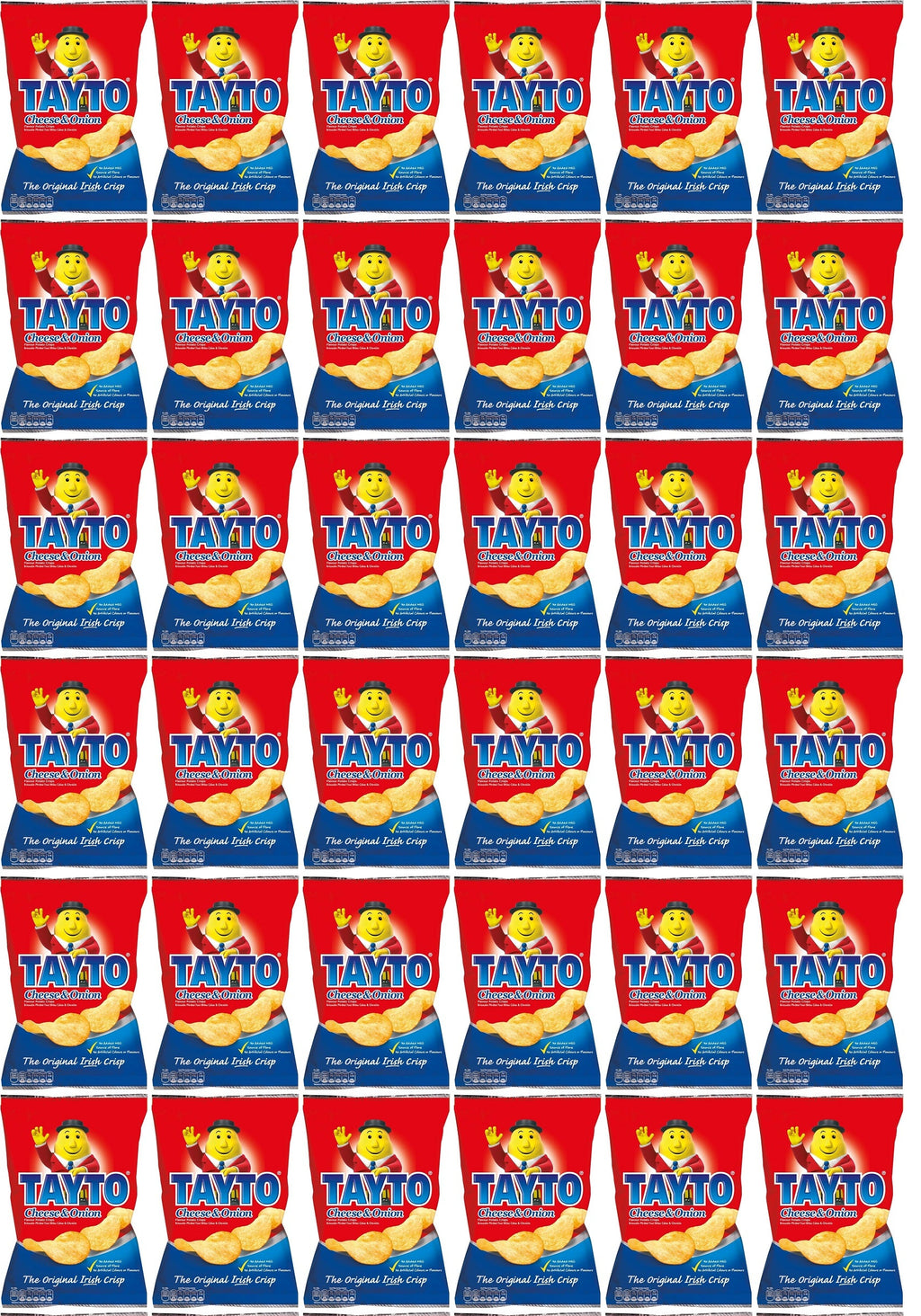 36 x Tayto Cheese and Onion 25g