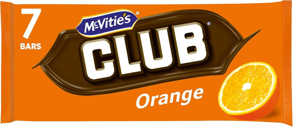 12 x Mcvities Club Orange 7pk - 154GM