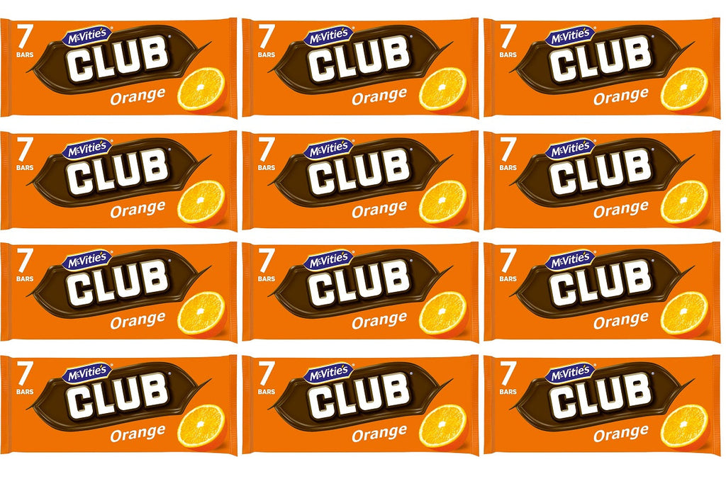 12 x Mcvities Club Orange 7pk - 154GM
