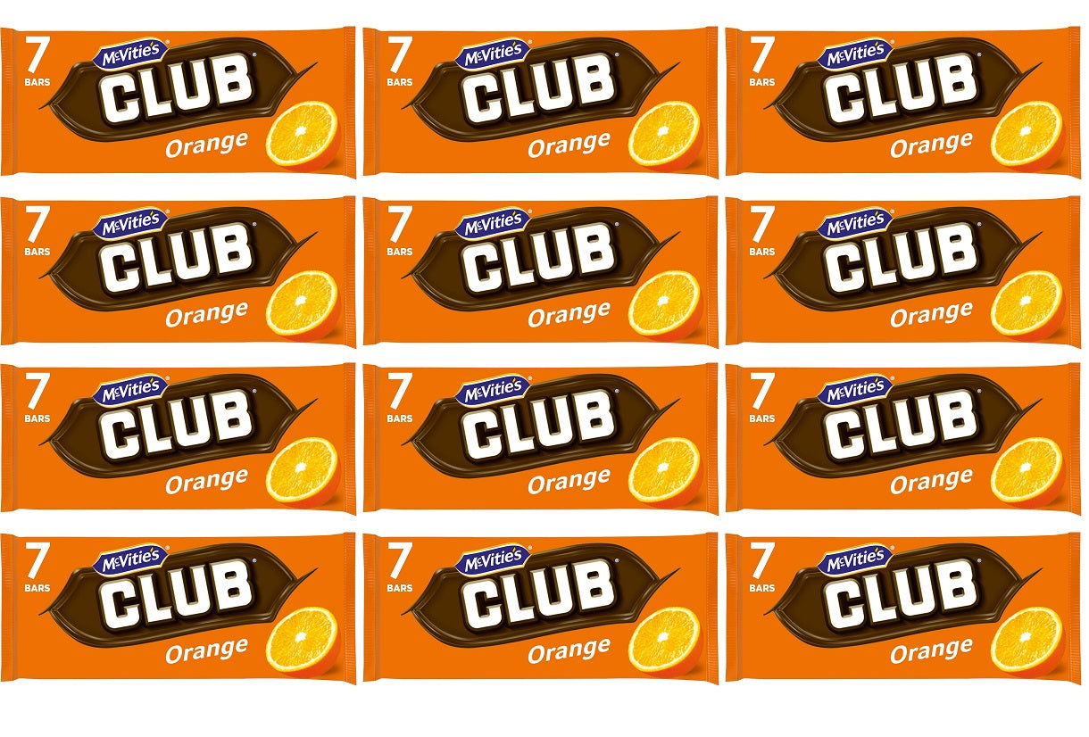 12 x Mcvities Club Orange 7pk - 154GM