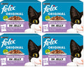 4 x Felix Cat Original Pouch Mixed Selection  - 12X85GM