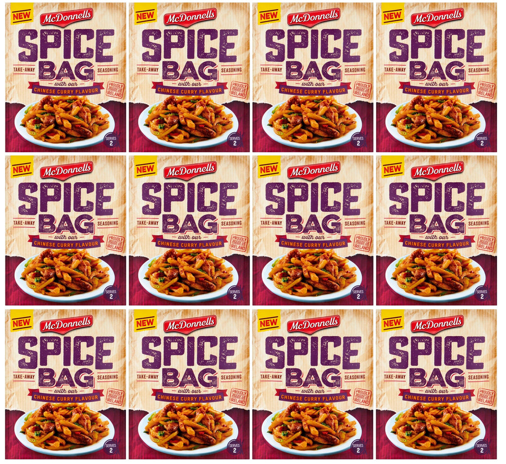 12 x Mcdonnells Spice Bag Chinese Curry Flavour Seasoning Mix 40G