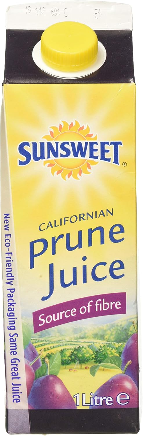 6 x Sunsweet Californian Prune Juice 1 Litre
