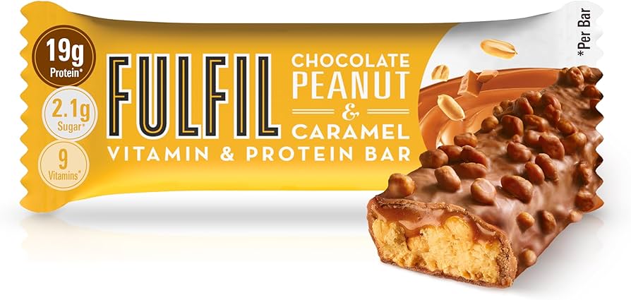15 x Fulfil Peanut & Caramel Vitamin & Protein Bar 55G