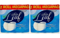 2 x White Leaf Family 32 Roll Pack