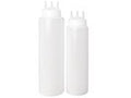Vogue Clear 3 Nozzle Squeeze Bottle 24Oz