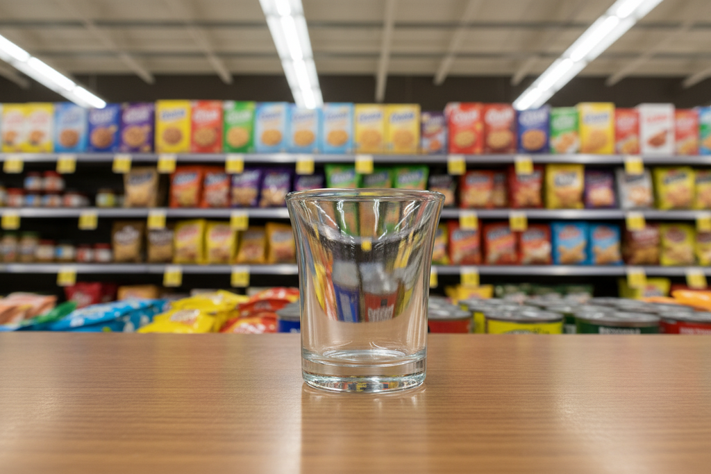 Glass Shot 25Ml Reusuable