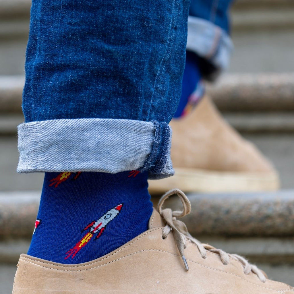Rocket Matching Bamboo Socks (Adult & Child)