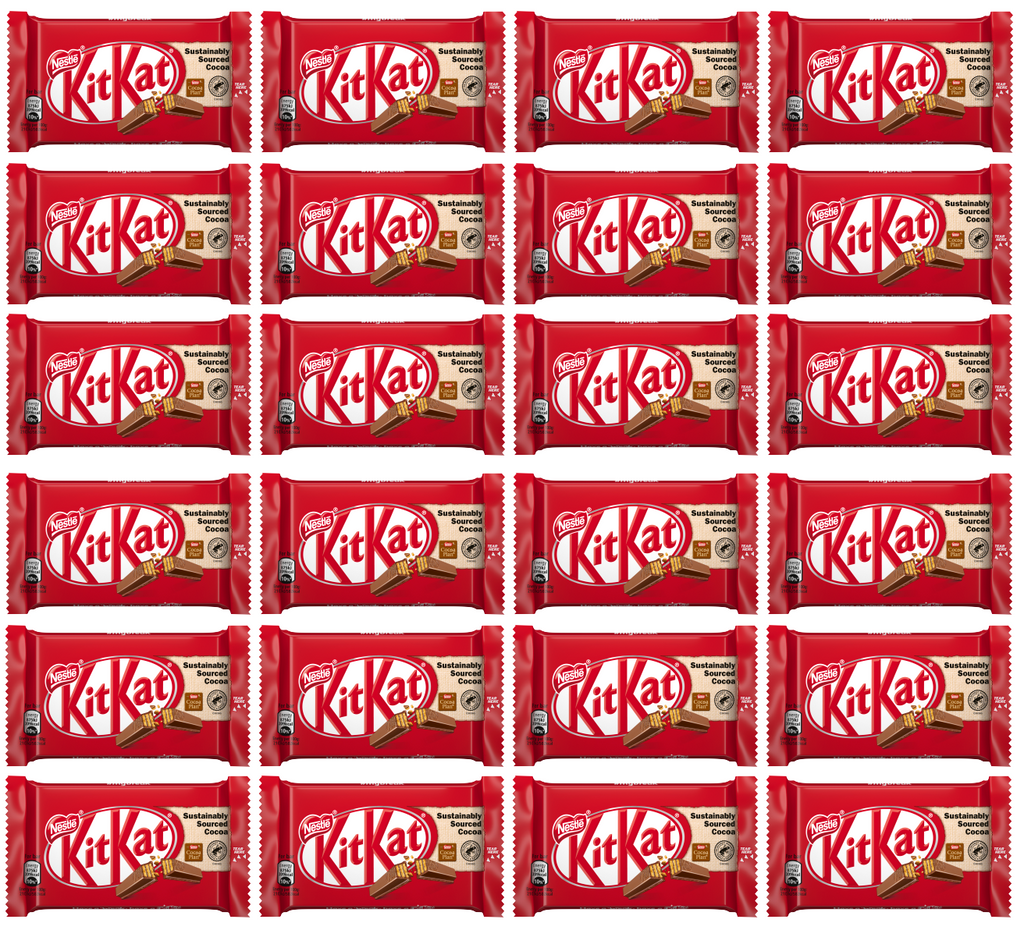 24 x Nestle Kitkat 4 Finger Milk 41.5Gm