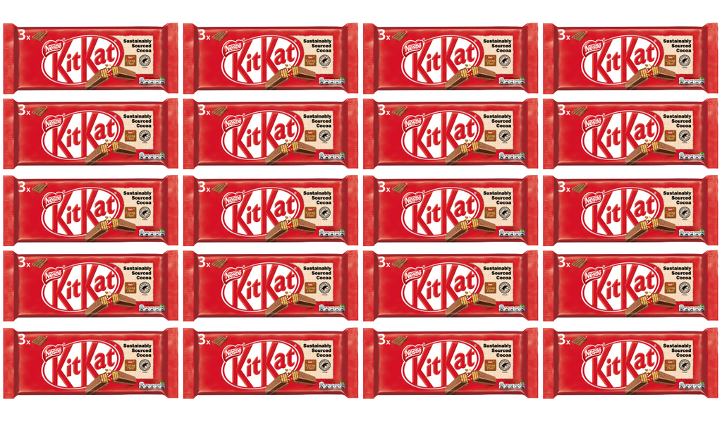 20 x Kitkat 4 Finger 3Pk 3X41.5Gm