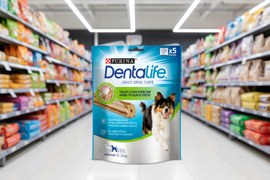 6 x Purina Dentalife Medium 5 Stick  - 115GM