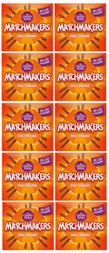 10 x Quality Street Zingy Orange Matchmakers Box 120Gm