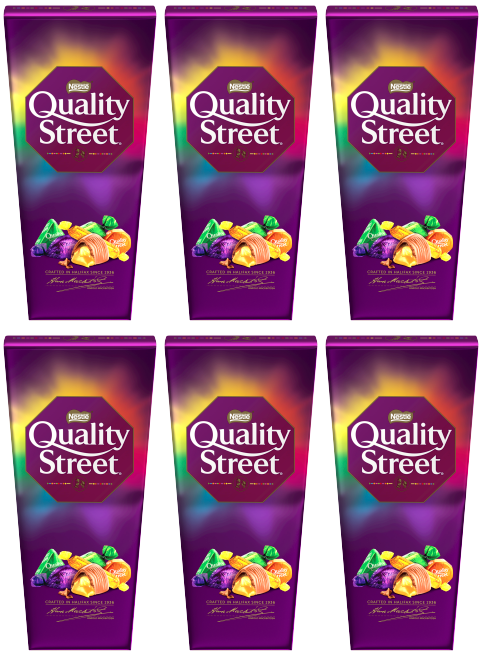 6 x Quality Street Carton Box Chocolates 220Gm