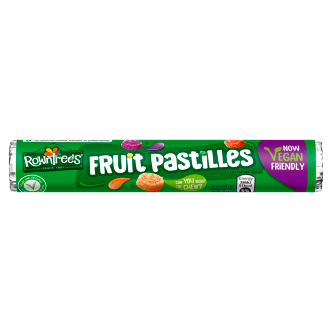 32 x Rowntree'S Fruit Pastilles Sweets Tube Vegan 48Gm