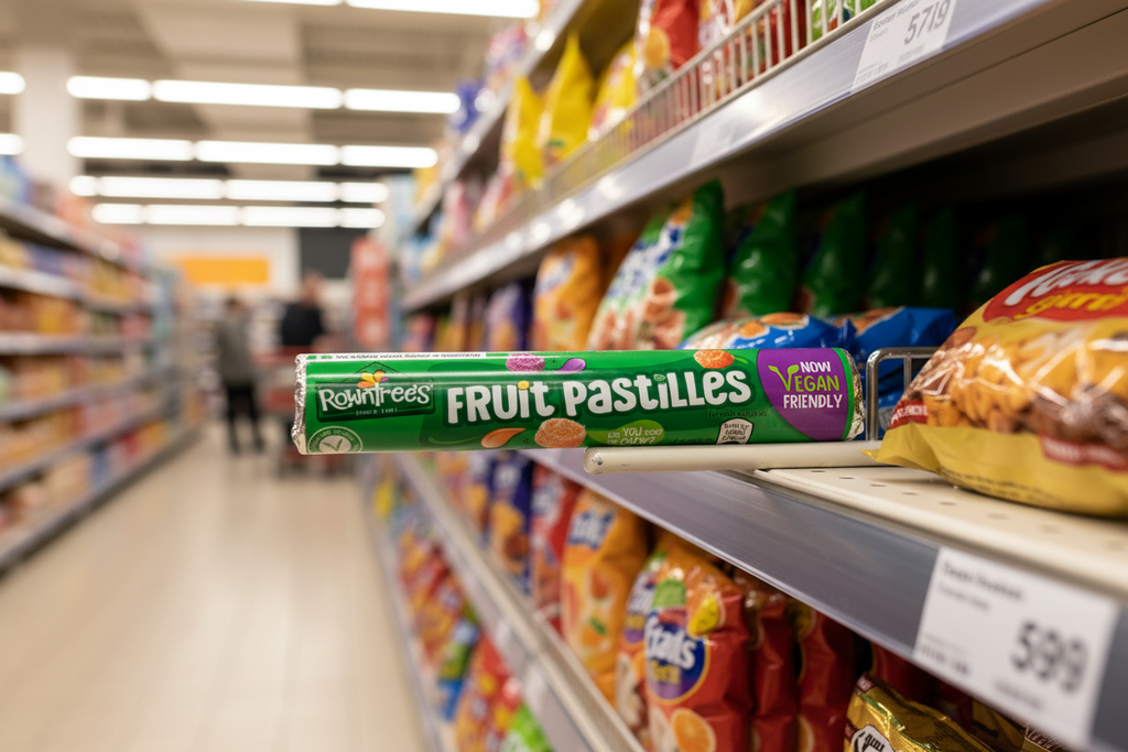 32 x Rowntree'S Fruit Pastilles Sweets Tube Vegan 48Gm