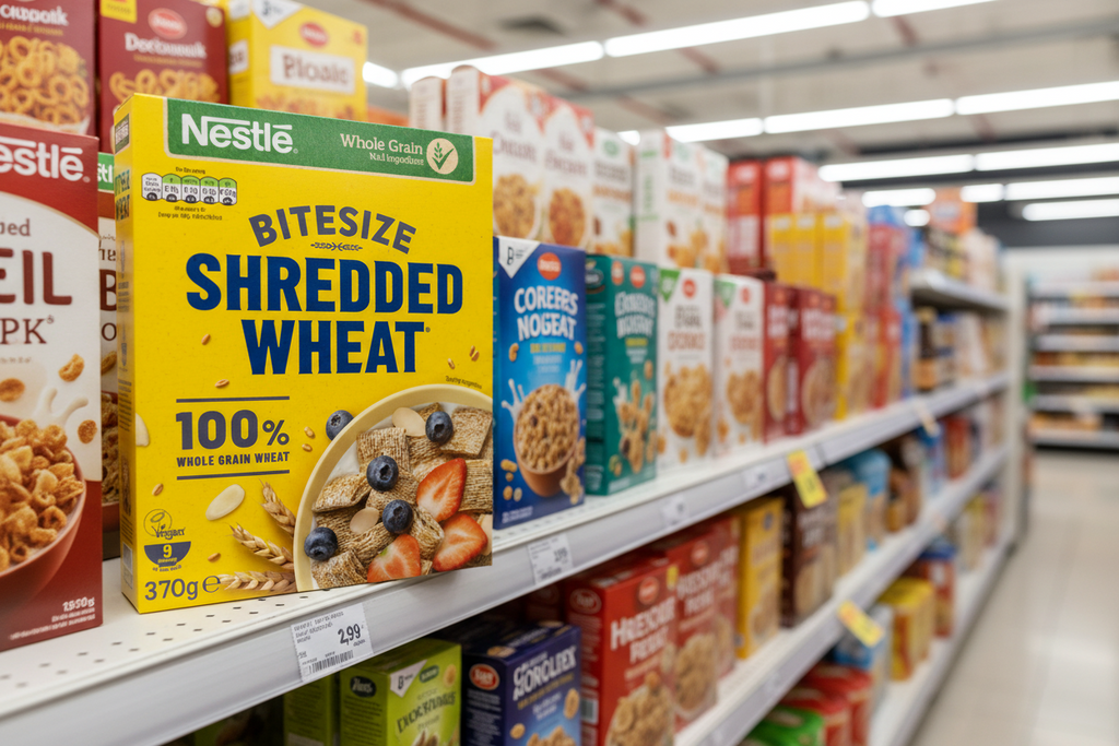 7 x Nestle Shredded Wheat Bitesize 370Gm