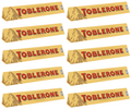 10 x Toblerone Milk Chocolate Large Bar - 340Gm