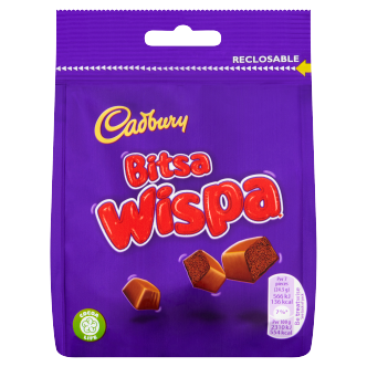 10 x Cadbury Bitsa Wispa 85Gm