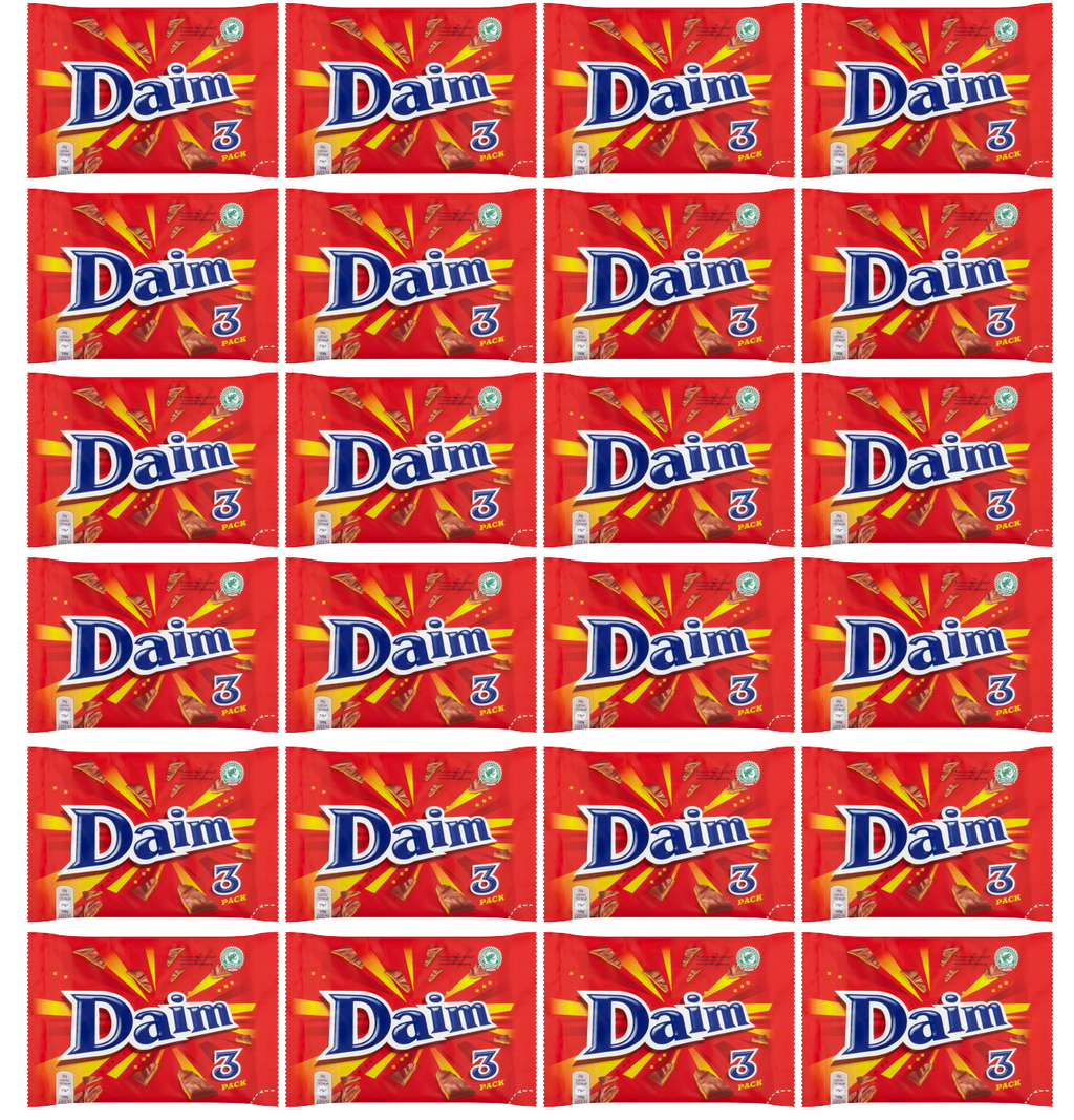24 x Daim Bars 3Pk 84Gm