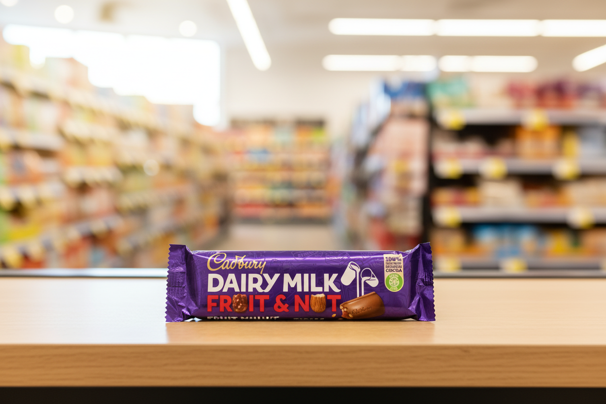 48 x Cadbury Fruit & Nut Std 49Gm