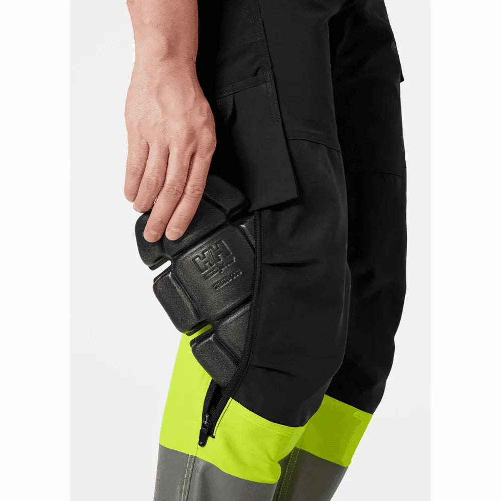 Helly Hansen 77429 Alna 4-Way Stretch Hi-Vis Cargo Pant Trouser