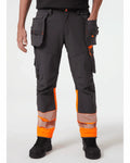 Helly Hansen 77500 Hi-Vis ICU BRZ 4-Way Holster Pocket Knee Pad Stretch Trousers Class 1