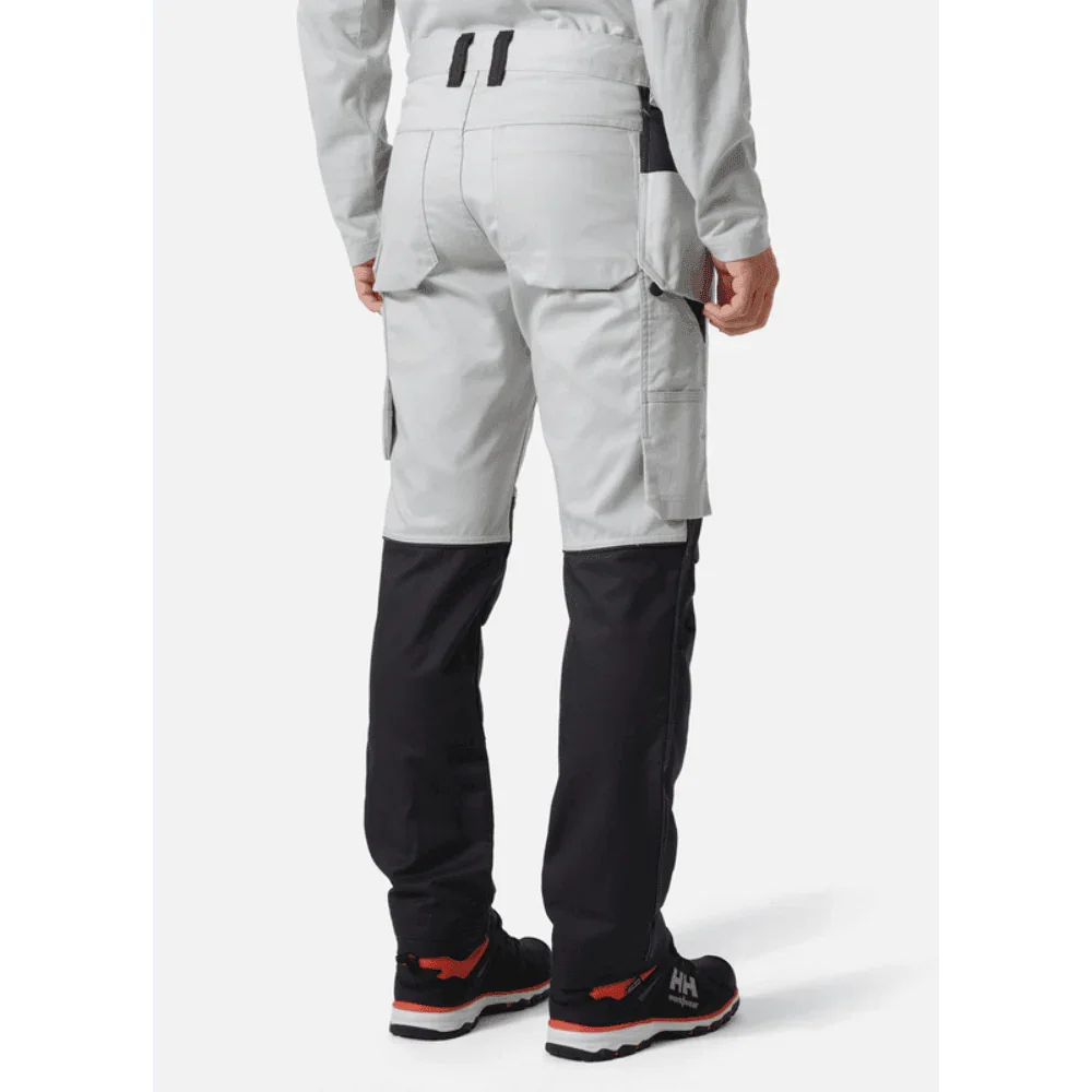 Helly Hansen 77521 Manchester Holster Pocket Knee Pad Trousers Grey Fog
