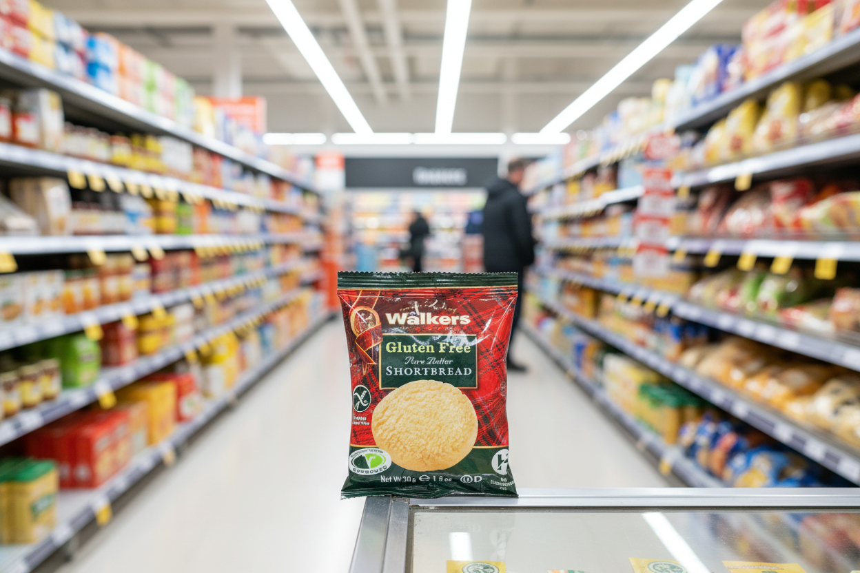 Walker's 2 Gluten Free All-Butter Shortbread Rounds 30G