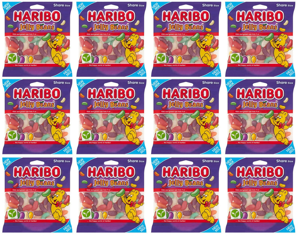 12 x Haribo Jelly Beans 140G