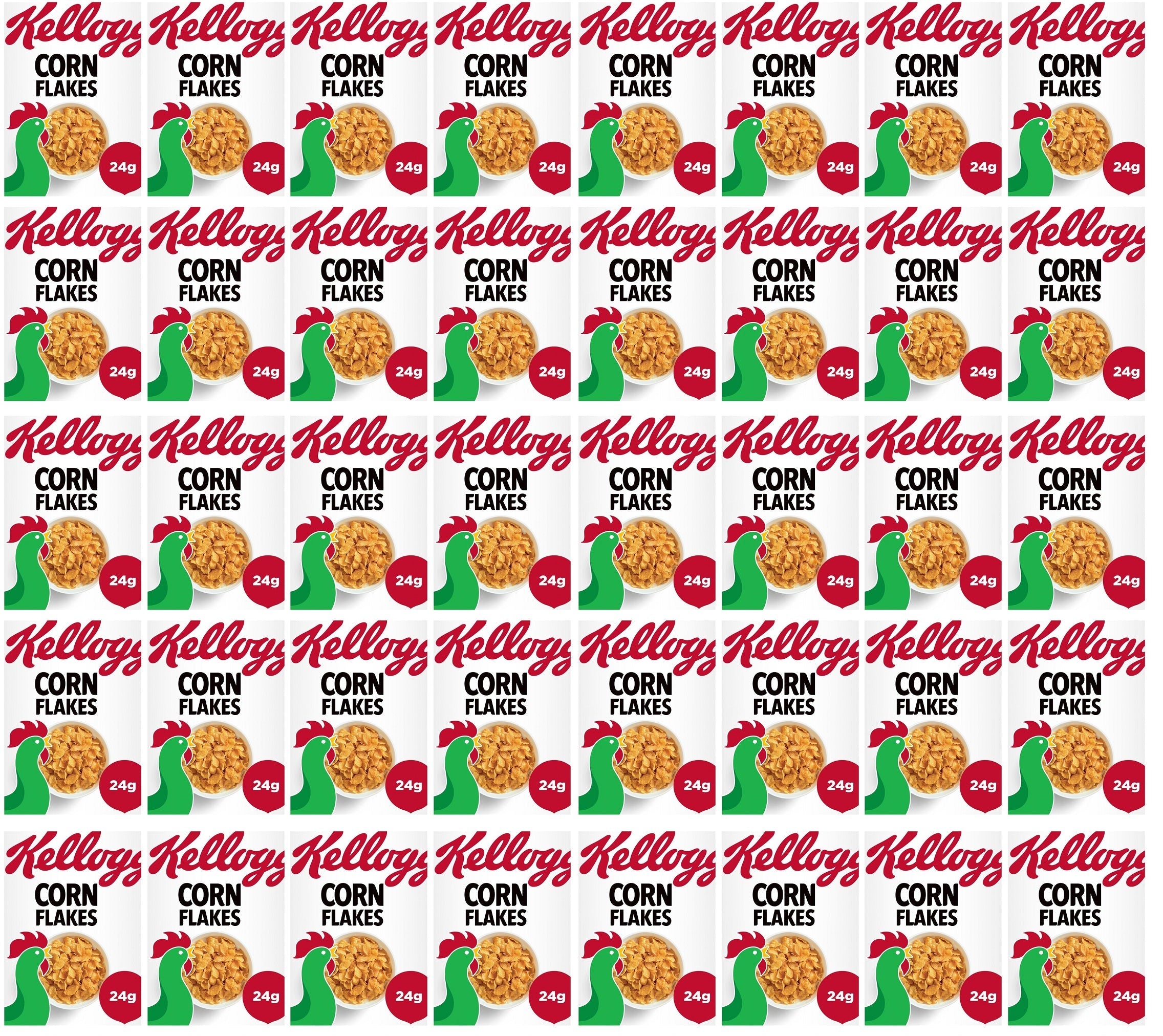 40 x Kellogg's Corn Flakes 24G