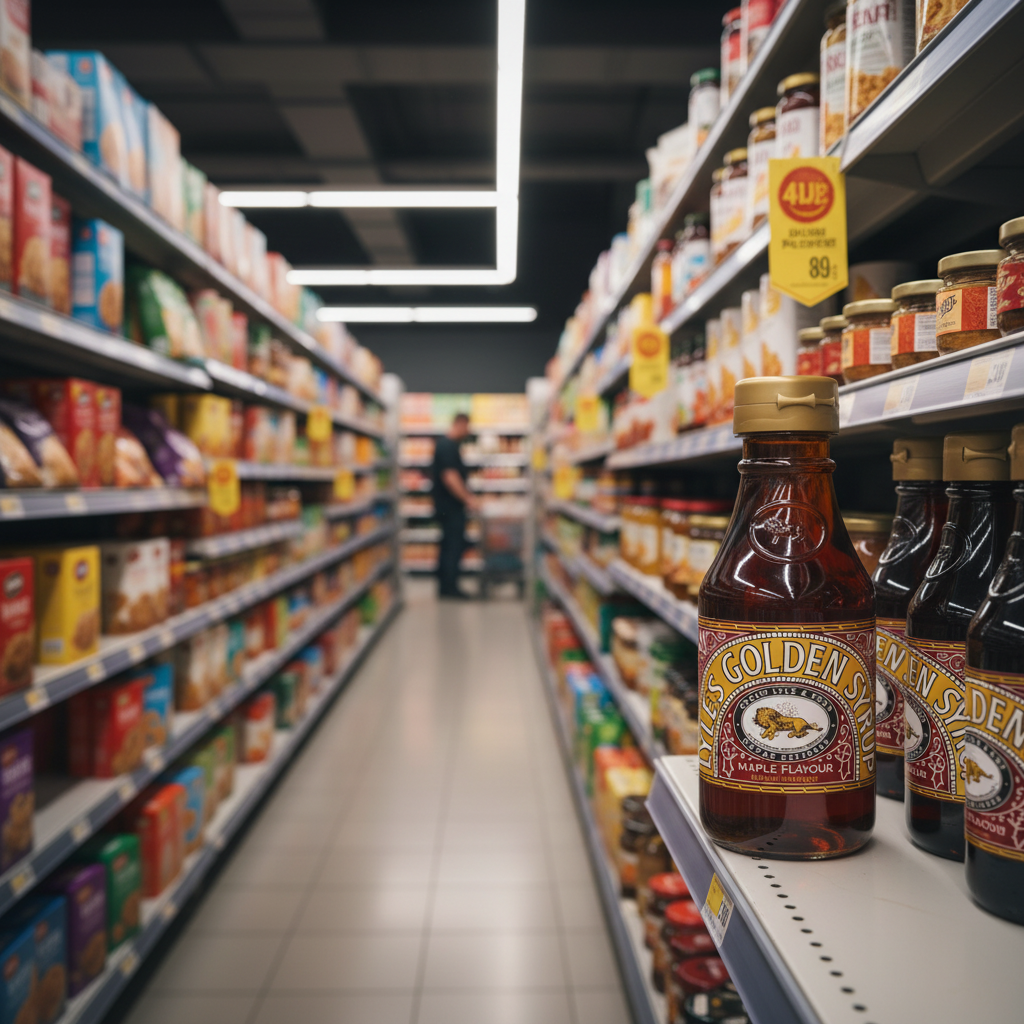6 x Lyle's Golden Syrup Maple Flavour 454G