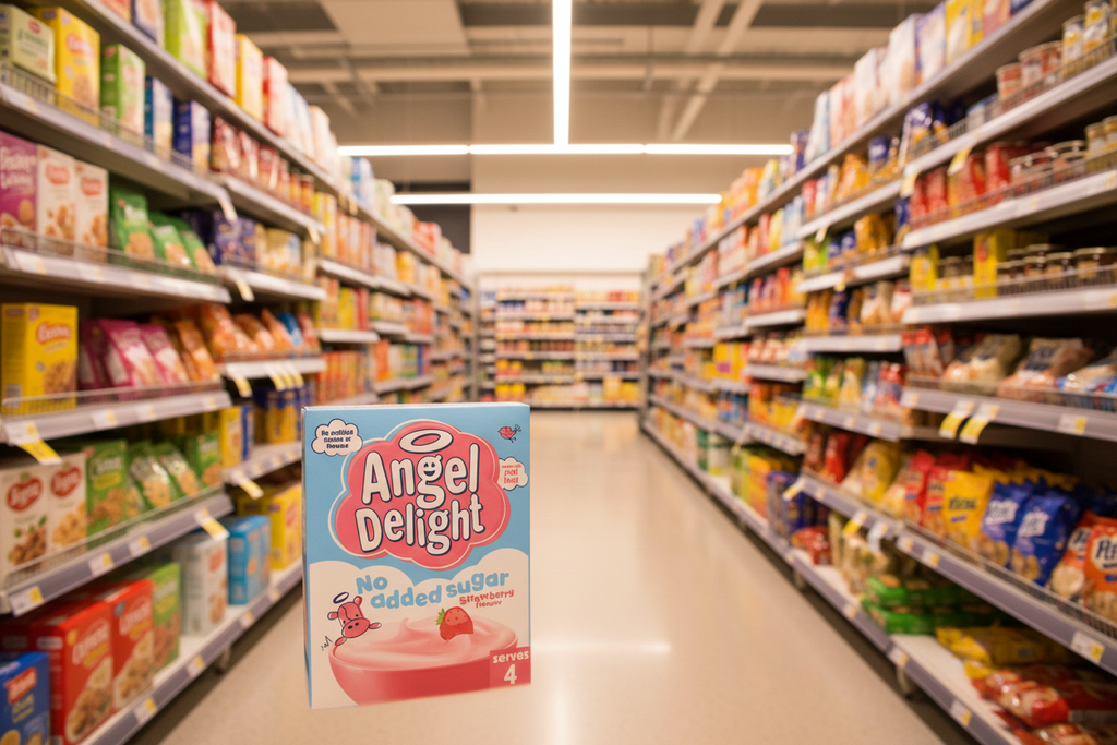 21 x Angel Delight Strawberry No Added Sugar Instant Dessert 47G