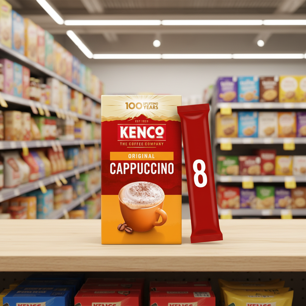 5 x Kenco Original Cappuccino 8 X 14.8G