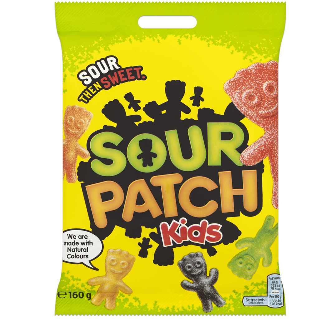 10 x Sour Patch Kids 130G