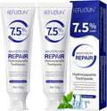 7.5% Hydroxyapatite Toothpaste (Fluoride Free) - 2pcs for Sensitive Teeth