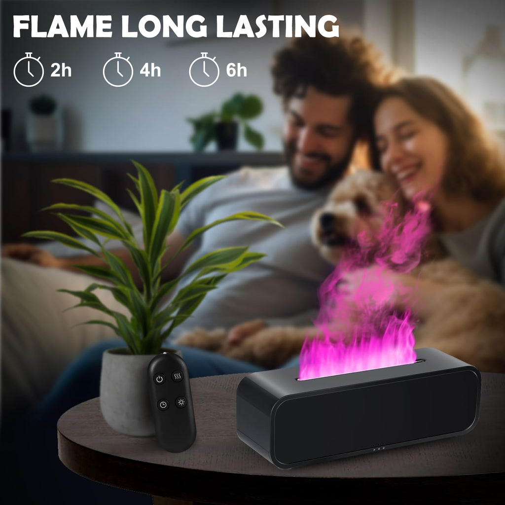 7Color Flame Diffuser – Bonfire & Fireplace 10.7in x 3in x 3.1in