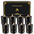 8 Pack Scented Candles Set for Men - Aromatherapy Soy Candles Gift Set