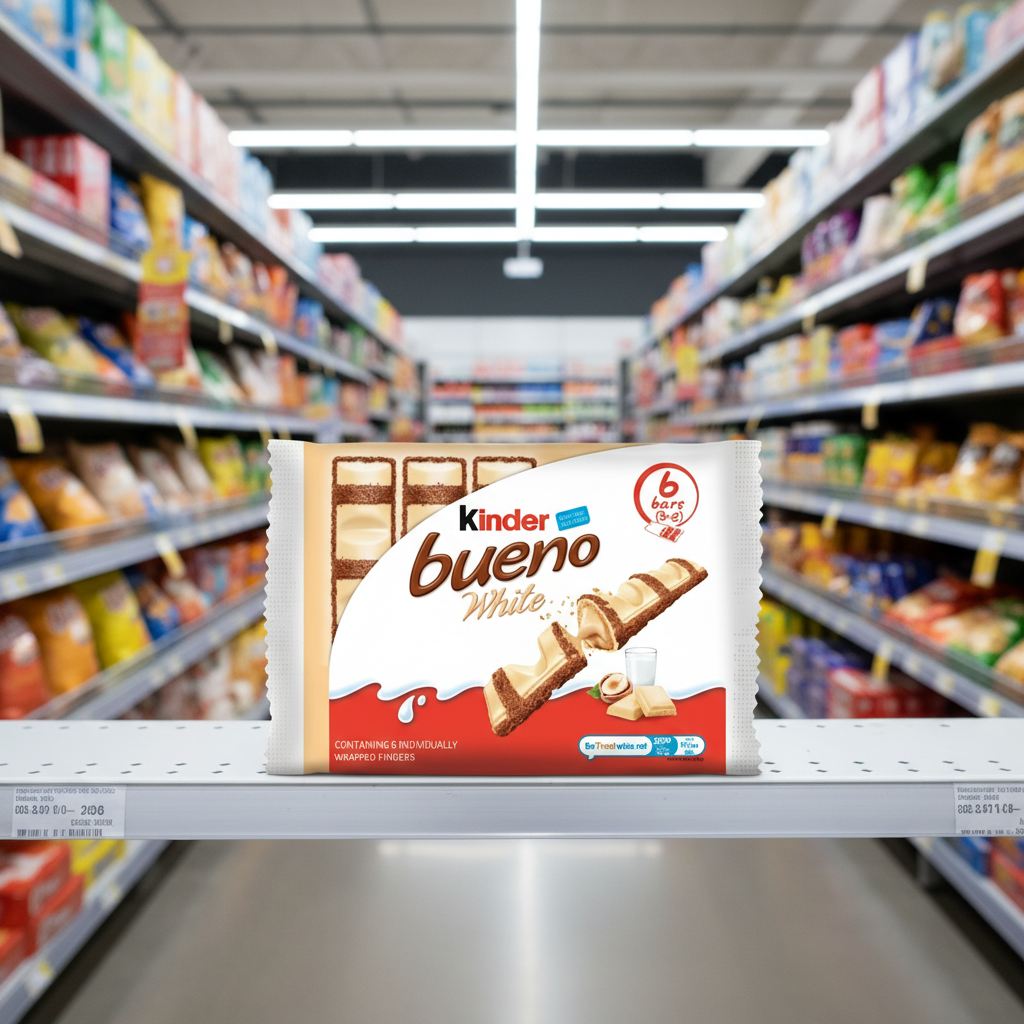 11 x Kinder Bueno White Twin 3 Pack  - 129GM