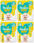4 x Pampers New Baby Size 2 31 Pack