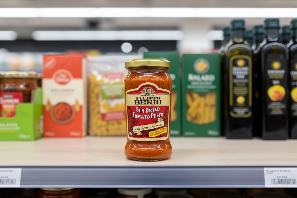6 x Filippo Berio Sun Dried Tomato Pesto 190G