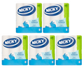 5 x Nicky Soft Touch White 9 Roll