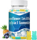 800mg Sunflower Lecithin Gummies - Vegan, Non-GMO, Soy-Free & Gluten-Free | Cognitive Health & Daily Nutrition (Blueberry Pineapple Mix)