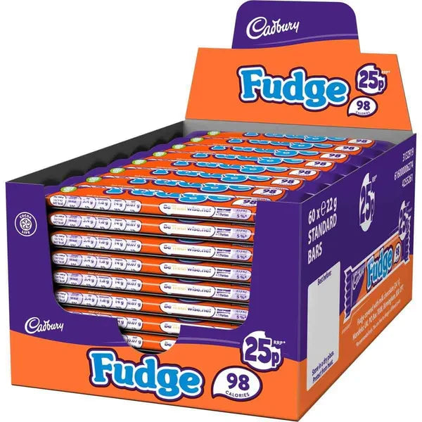 60 X Cadbury Fudge 22GM