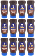 12 x Chef Brown Sauce Squeezy 485G