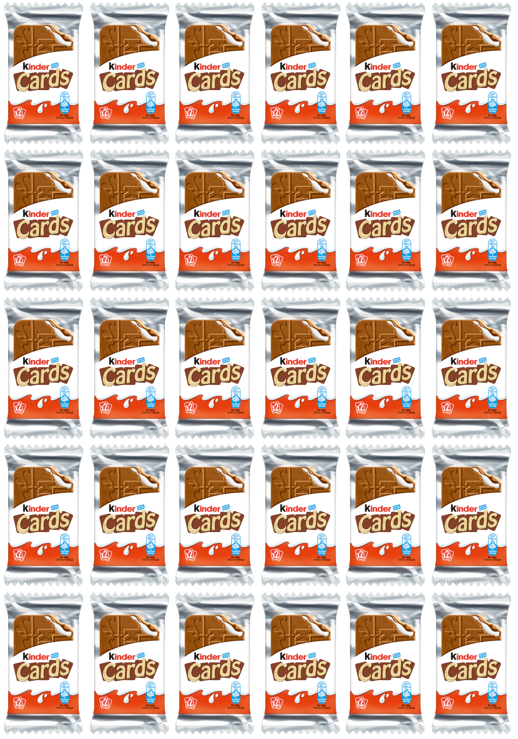 30 x Kinder Cards T2 26G