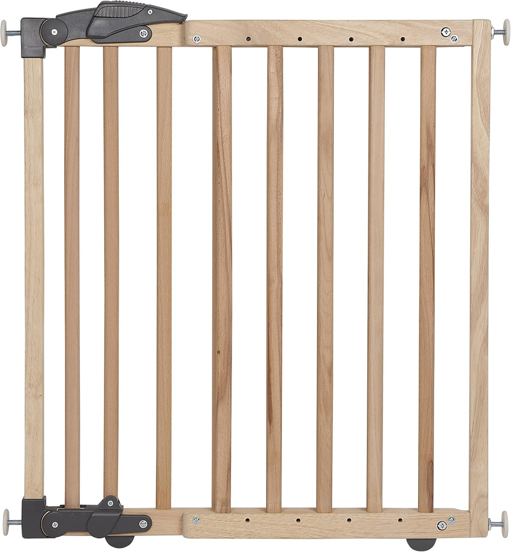 Clippasafe Extendable Wooden Screw Fit Stair Gate or Pressure Fit Safety Barrier (68cm-102cm) | Barrier Only when Pressure Fitted