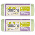 20 x Greenaware 100% Compostable Wheelie Bin Liners 3 X 140L