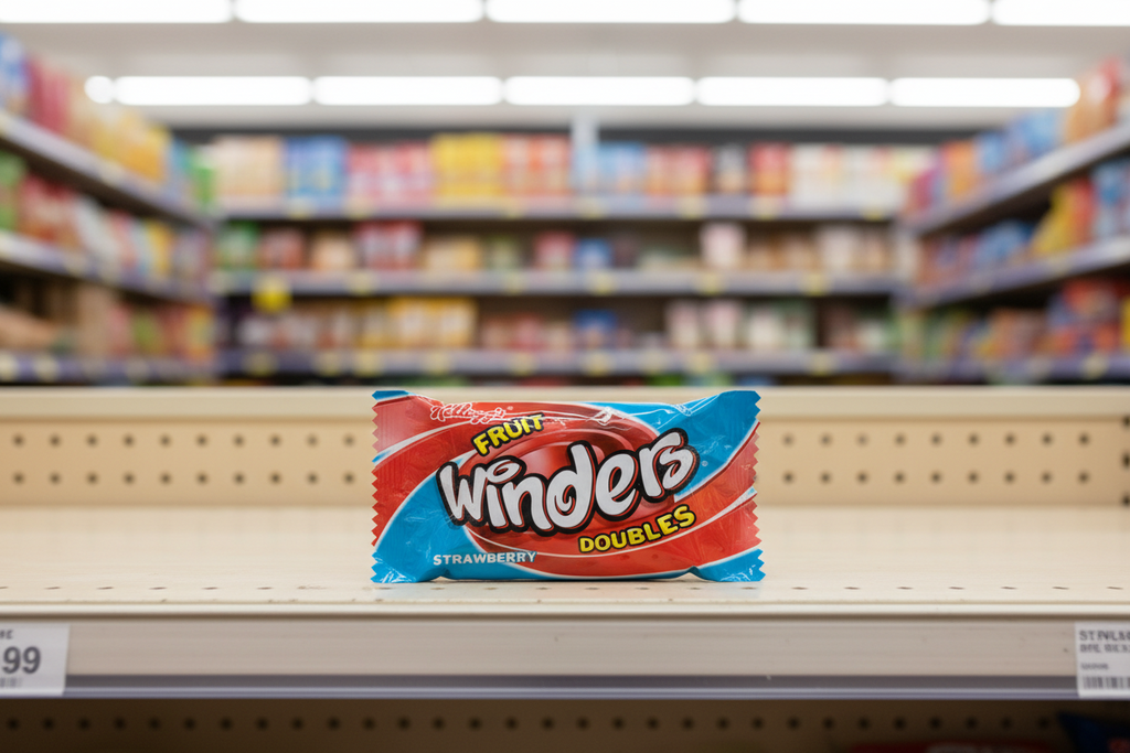 60 x Kellogg's Fruit Winders Strawberry 17G