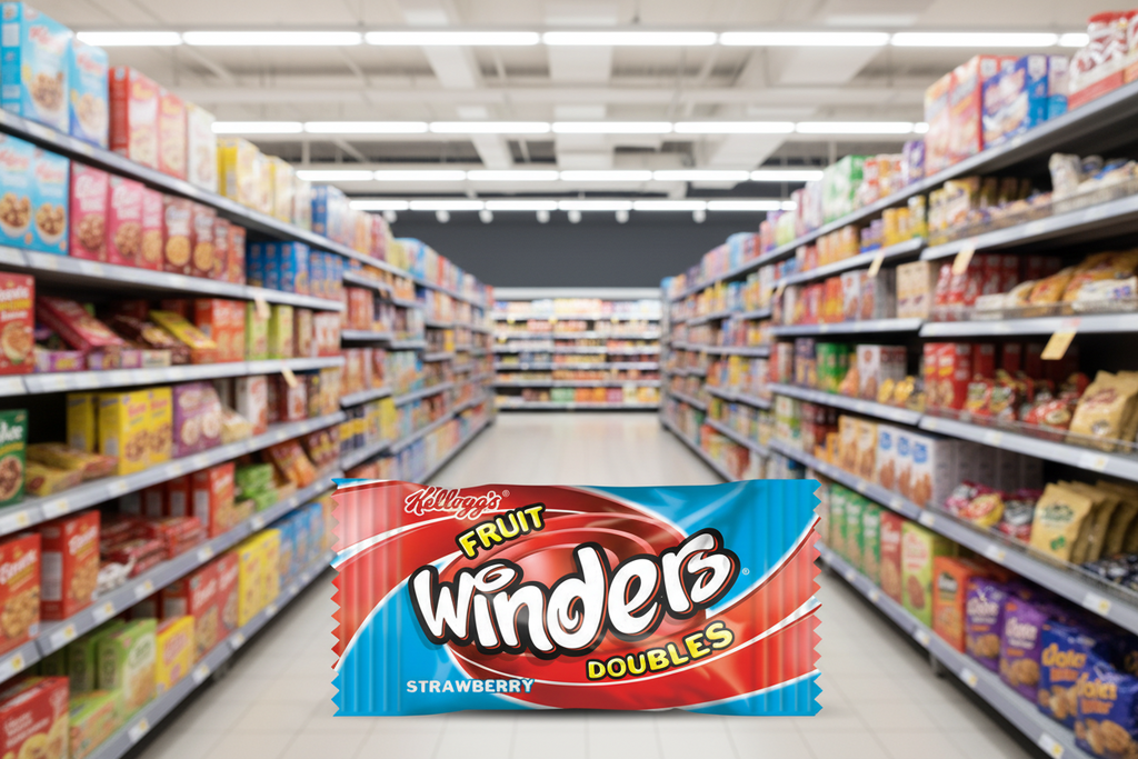 60 x Kellogg's Fruit Winders Strawberry 17G