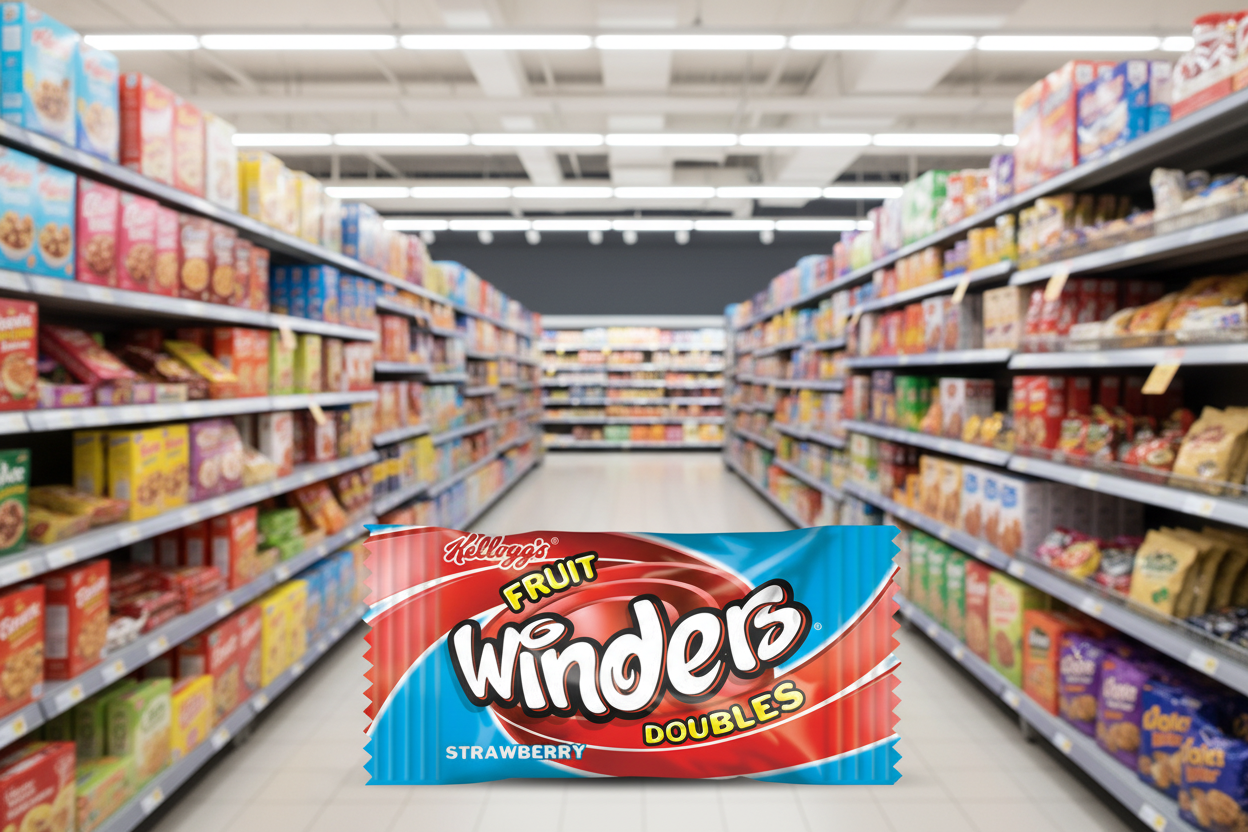 60 x Kellogg's Fruit Winders Strawberry 17G